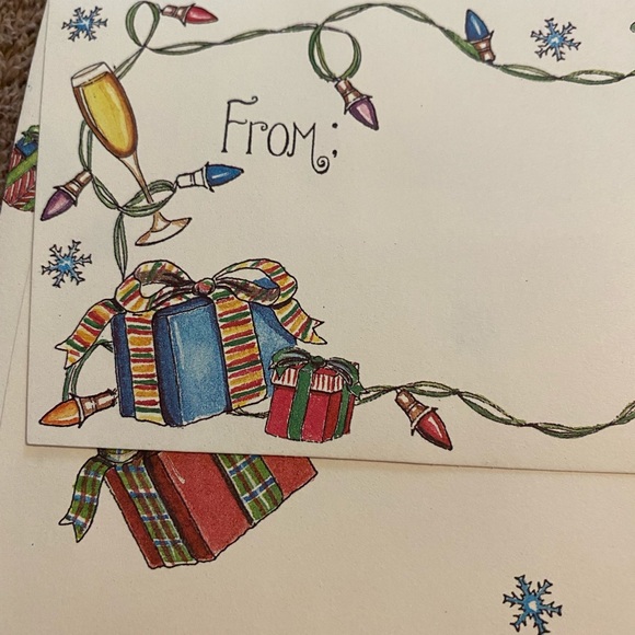 Luxury 25 Oversized Elegant Christmas Holiday Invitations - Picture 6 of 7